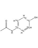 Acetaminophen, [ring-14C(U)]-