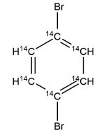 Dibromo(1,4)benzene, [ring-14C]-