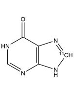 Hypoxanthine, [8-14C]-