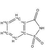Saccharin, [ring-14C(U)]-