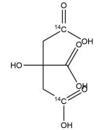 Citric acid, [1,5-14C]-