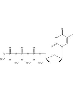 3'-Deoxy-2',3'-didehydrothymidine 5'-triphosphate, tetraammonium salt