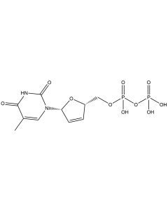3'-Deoxy-2',3'-didehydrothymidine-5'-diphosphate