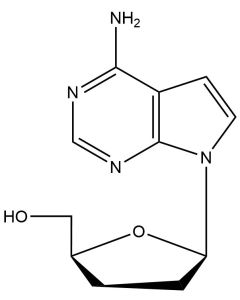 7-Deaza-2',3'-dideoxyadenosine