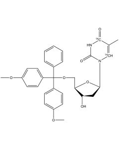 5'-O-(4,4'-Dimethoytrityl) thymidine, [4,6-14C]-