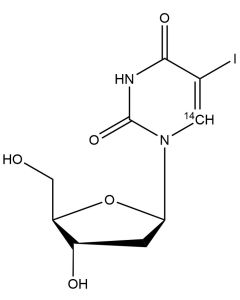 5-Iodo 2'-deoxyuridine, [6-14C]-