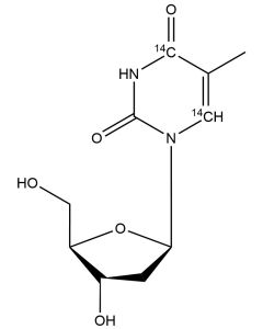 Thymidine, [4,6-14C]-