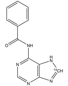 Benzoyl adenine, [8-14C]-