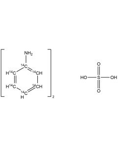 Aniline sulfate, [14C(U)]-