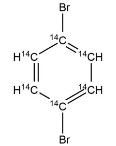 Dibromo(1,4)benzene, [ring-14C]-