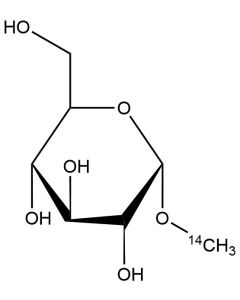 Methyl-a-D-glucopyranoside, [methyl-14C]-