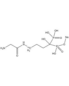 Glycylalendronate, sodium salt, [alendronate-4-14C]-