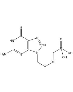 9-(2-Phosphonylmethoxyethyl)-guanine, [guanine-8-14C]-