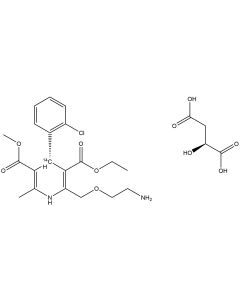 (S)-Amlodipine, malic acid salt, [dihydropyridine-4-14C]-