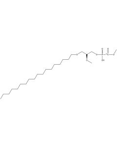 1-O-Octadecyl-2-O-methyl-sn-glycero-3-phosphonophormate methyl ester, [carbonyl-14C]-