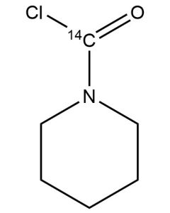 1-Piperidinecarbonyl chloride, [carbonyl-14C]-