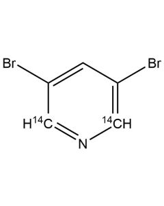 3,5-Dibromopyridine, [2,6-14C]-