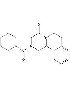 Praziquantel, [cyclohexylcarbonyl-14C]-