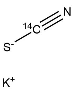 Potassium thiocyanate, [14C]-