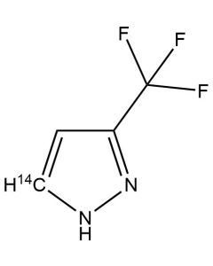 3-Trifluoromethylpyrazole, [5-14C]-