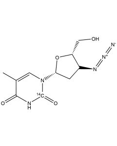 3'-Azido-3'-deoxythymidine, [2-14C]-