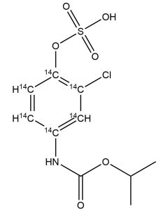 4'-Hydroxychlorpropham-O-sulphonic acid, [ring-14C(U)]-