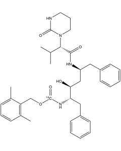 Lopinavir, [phenoxyacetamido-acetamido-14C]-