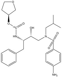 Amprenavir, [carbamid-14C]-