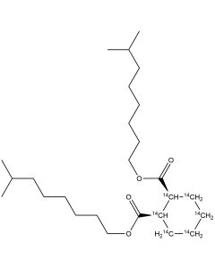 cis-1,2-Cyclohexanedicarboxylic acid, diisononyl ester, [ring-14C(U)]-