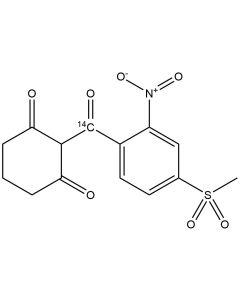 Mesotrione, [nitrobenzoyl carbonyl-14C]-
