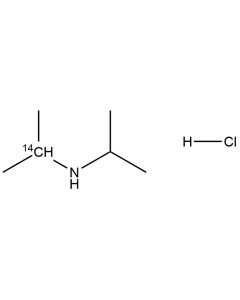 Diisopropylamine, hydrochloride, [2-14C]-