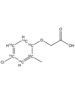 4-Chloro-2-methylphenoxy acetic acid, [phenyl-14C(U)]-