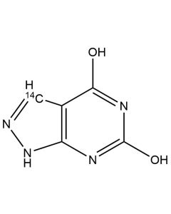 Oxypurinol, [7-14C]-