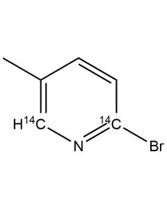 2-Bromo-5-methylpyridine, [2,6-14C]-