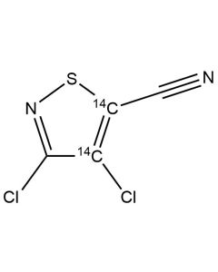 3,4-Dichloroisothiazol-5-carbonitrile, [4,5-14C]-