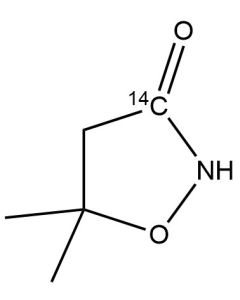 5,5-Dimethyl-2-isoxazol-3-one, [3-14C]-