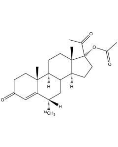 Medroxyprogesterone acetate, [6-methyl-14C]-