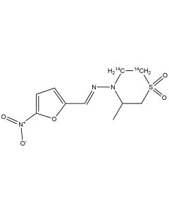 Nifurtimox, [3-methylthiomorpholine dioxide ring 5,6-14C]-