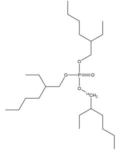 Tris(2-ethylhexyl) phosphate, [14C]-
