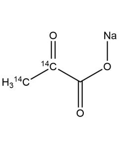 Pyruvic acid, sodium salt, [2,3-14C]-