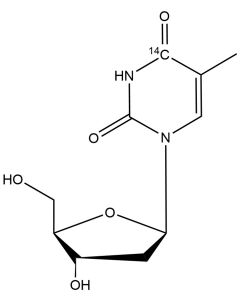 Thymidine, [4-14C]-