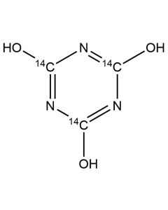 Cyanuric acid, [2,4,6-14C]-