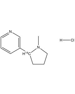 D,L-Nicotine hydrochloride, [pyrrolidine-2-14C]-