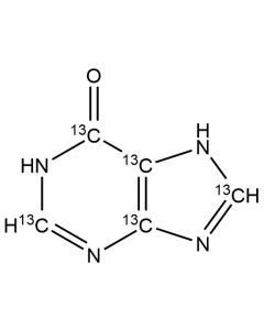 Hypoxanthine, [13C(U), 98 atom % 13C]-