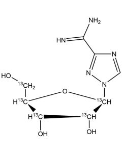 Ribamidine, [ribose-13C(U)]-