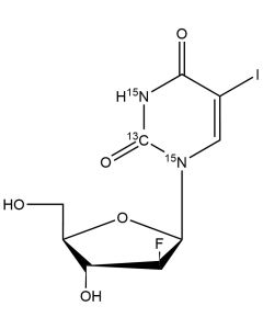 Fialuridine, [uracil-13C1, 15N2]-