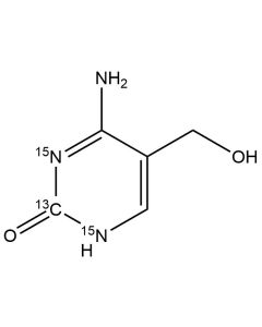 5-Hydroxymethylcytosine, [1-13C, 1,3-15N2]-