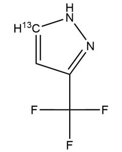 3-Trifluoromethylpyrazole, [pyrazole-5-13C]-