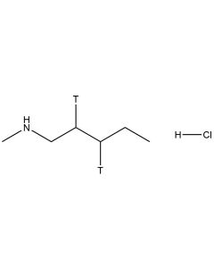 N-Methyl-N-pentylamine, hydrochloride, [3H]-