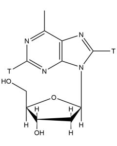 6-Methylpurine-2'-deoxyriboside, [2,8-3H]-